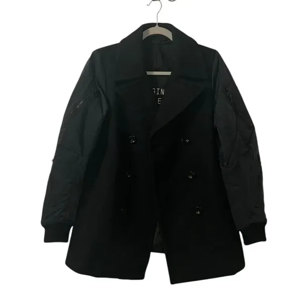 G-star Wool Blend Bomber Sleeve Peacoat(Size Small) - Image 5