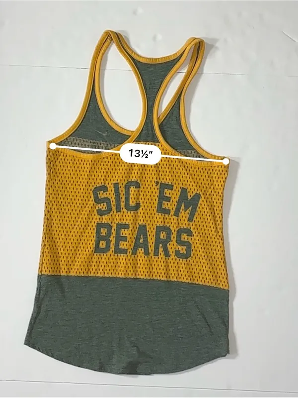 Nike Baylor Bears Dri-FIT Racerback Tank Women’s Small Green Gold NCAA - Image 6