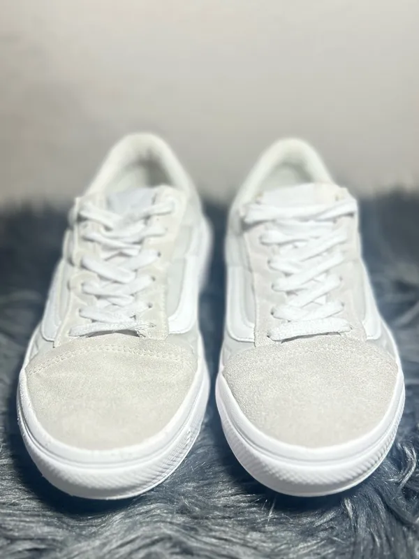 Vans Old Skool Overt CC 'Light Grey White' Women’s White Platform Old Skool Sz6 - Image 4