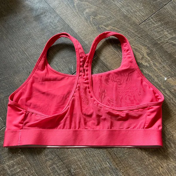 Victoria‎ Sport Pink Racerback Wireless Pullover Sports Bra for Women XL - Image 4