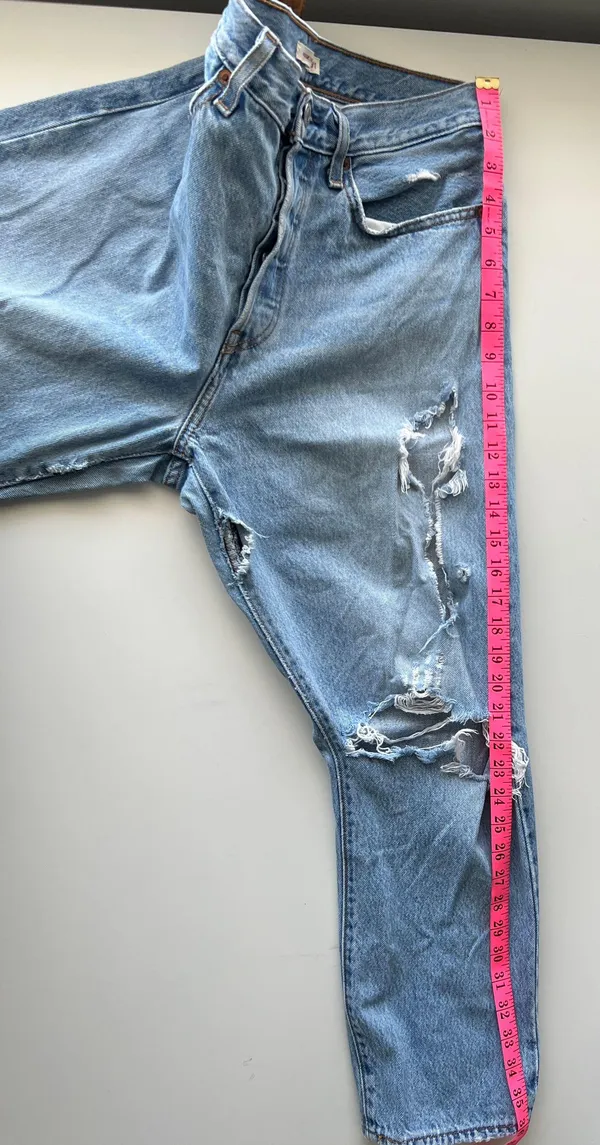 Levi's Wedgie Straight Distressed - Image 9
