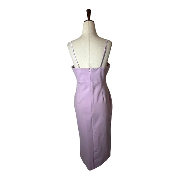 Petal + Pup Dress Women 10 Purple Asymmetric Zahra Midi Slit Preppy‎ Party - Image 3