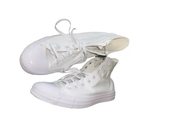 NEW Converse Chuck Taylor All Star High-Top Sneaker White M-8.5 W -10.5 - Image 9