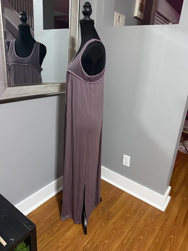 NWT Kori America Purple Lined Dress Size Small - Image 4
