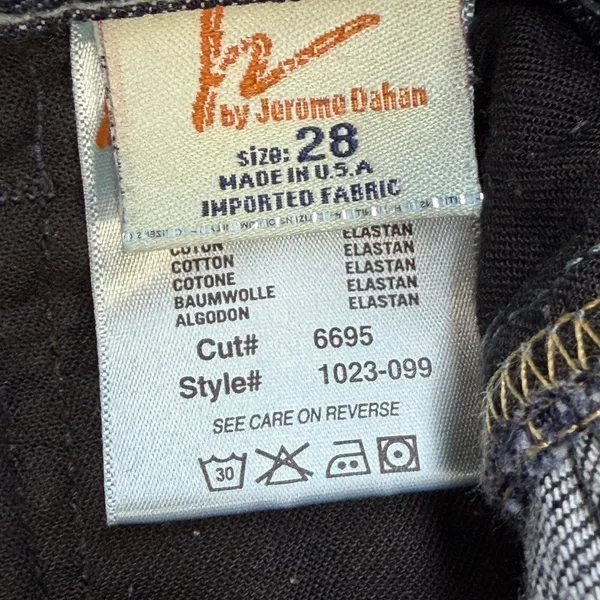 Citizens of Humanity Jeans Womens 28 Low Rise Bootcut Blue Y2K Indie Sleaze - Image 5