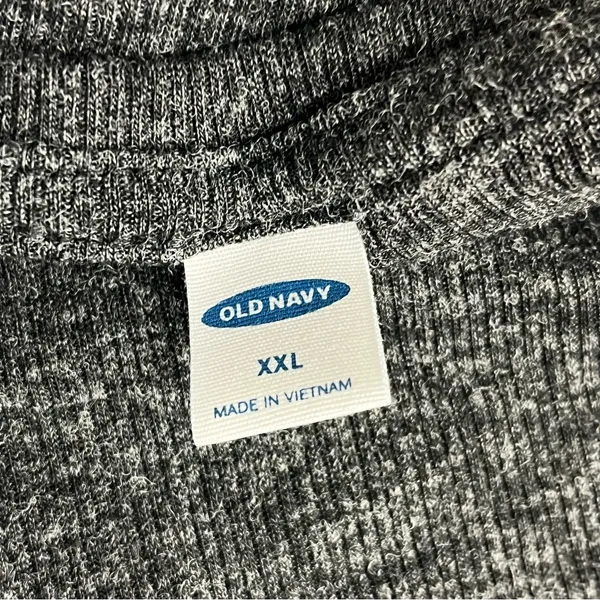 Imperfect Old‎ Navy charcoal gray long sleeve shirt stretchy comfy XXL 2018 top - Image 10