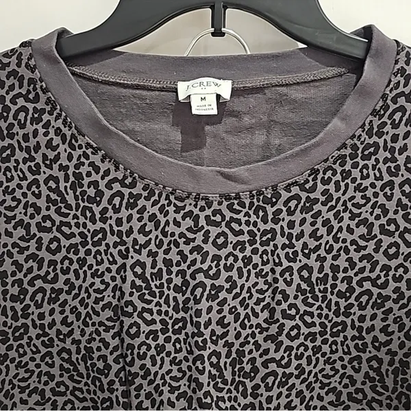 J. Crew Leopard Jogger Style Sweatpant and Sweatshirt Set - Image 5