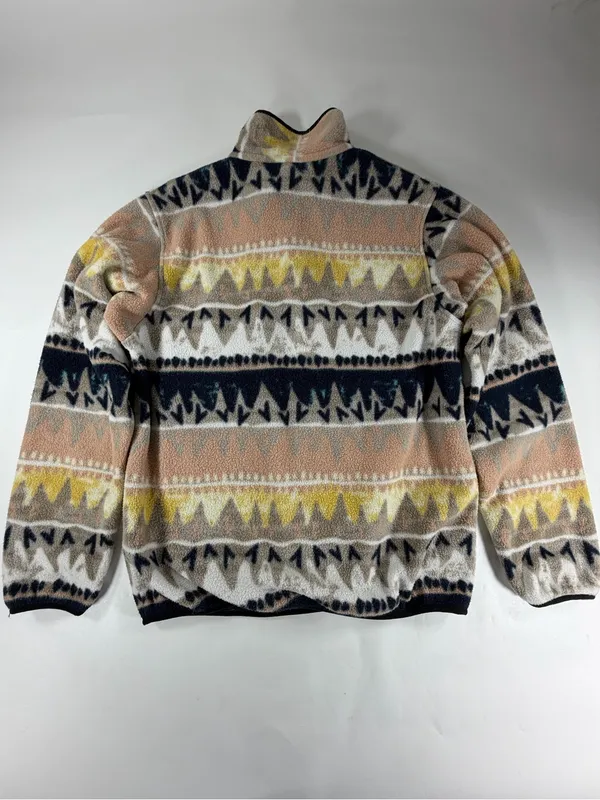 Patagonia Synchilla Snap-T Fleece Pullover‎ Geometric Print Women’s Small - Image 2