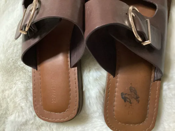 Bamboo Double Buckle Sandals 7.5 - Image 5