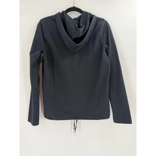 Lauren Ralph Lauren Hoodie Women S Black Zip Up Active Athleisure Sporty Minimal - Image 6