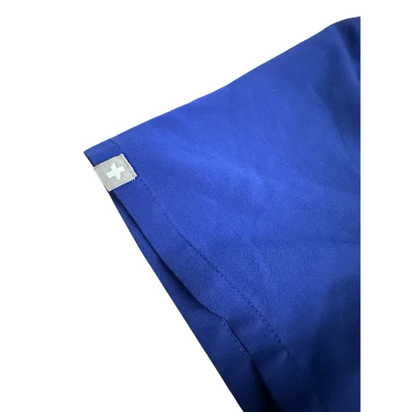 FIGS Technical Collection Size Small Casma Three Pocket Scrub‎ Top Blue #EE9-3 - Image 5