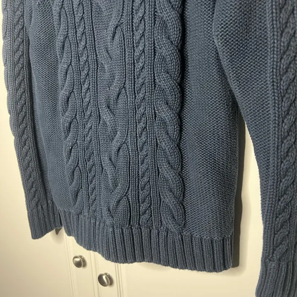 L.L. Bean Heritage Cotton Cableknit Fisherman Sweater - Image 10