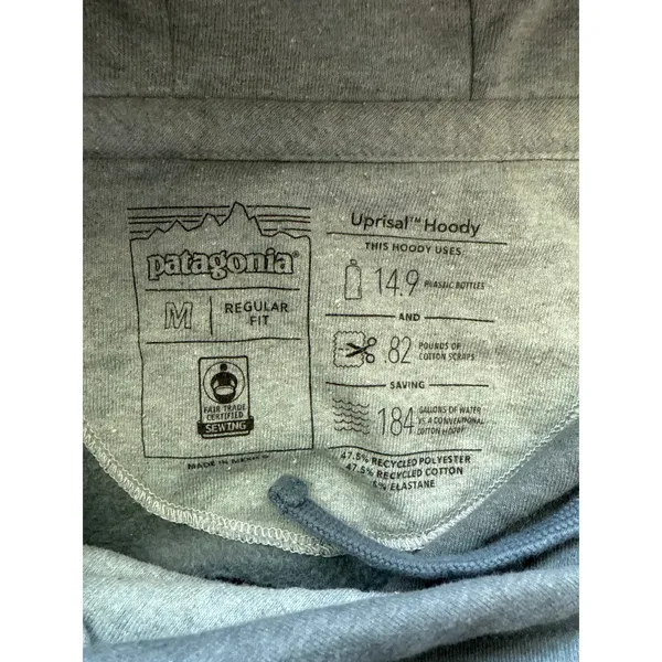 Patagonia W. Fitz Roy Bear Uprisal Hoody Shadow Blue Regular Fit Size Medium - Image 8