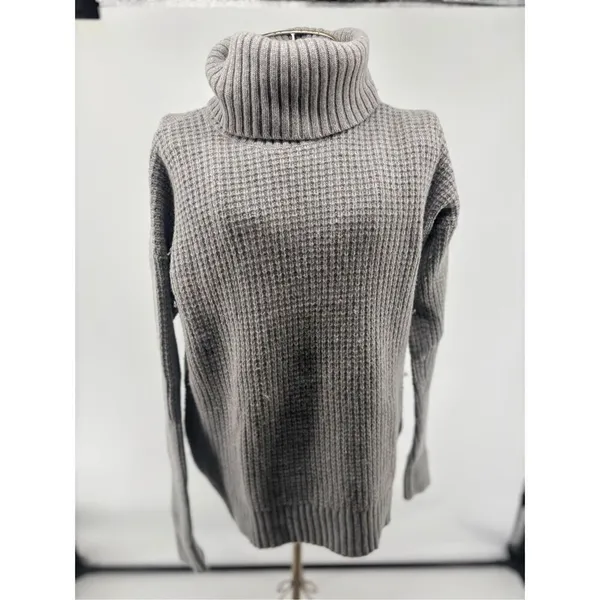 Lauren Ralph Lauren Wool Blend Waffle Knit Turtleneck Sweater Women’s Size Small - Image 7