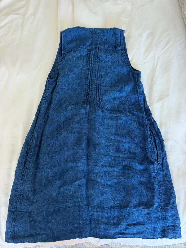 Faherty Blue Isha Dress - Image 6