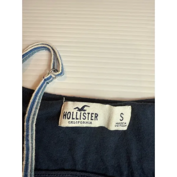 Hollister Striped Ribbed‎ Bodycon Mini Dress Sleeveless Casual Summer Size S - Image 4