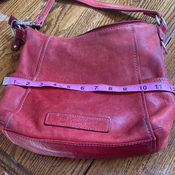 Vintage Fossil leather purse - Image 12