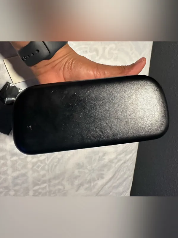 Coach Black Eyewear Case with Gold Logo and Cloth - Image 3