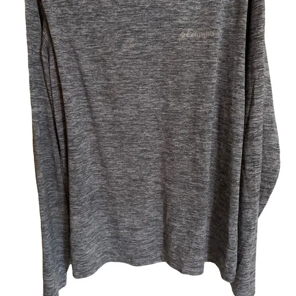 Columbia Shirt‎ Gray L Women Long Sleeve Crew Neck Activewear Hiking Outdoor - Image 4