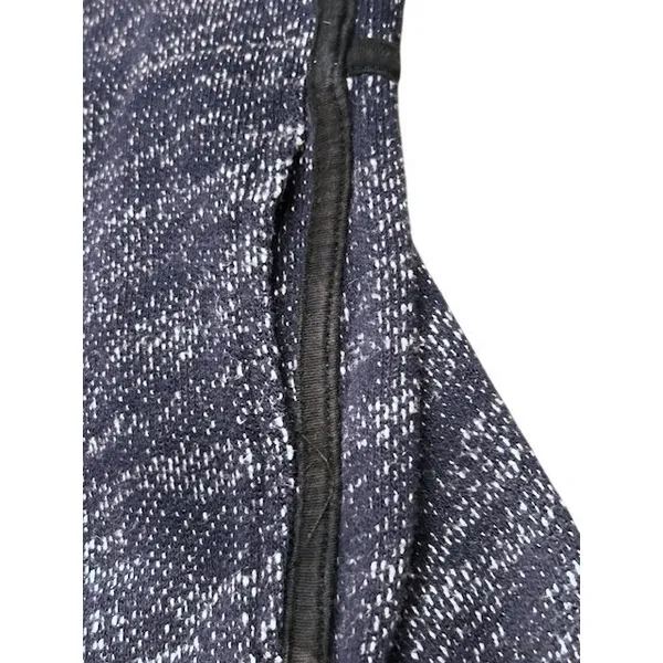 Madewell Blue Marled Tunic Top Pockets 100% Cotton Effortless Casual Comfy Large - Image 6