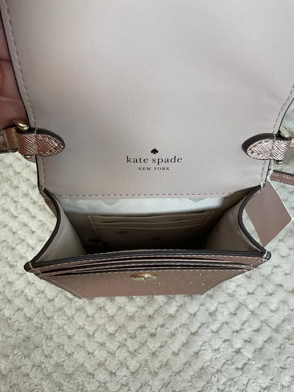 Kate Spade North South Glitter Crossbody NWT - Image 3