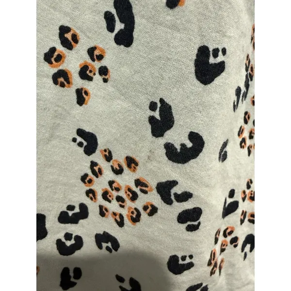 Project Rem Top Womens Medium Cheetah Print 100% Cotton Lightweight Vacation - Image 6