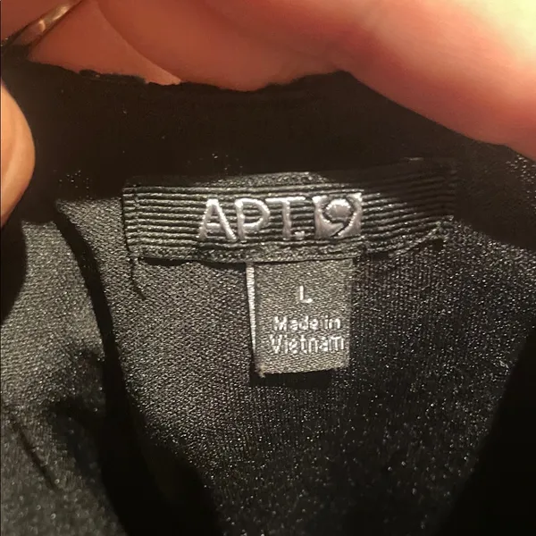 Apt. 9 Black Textured Mini Dress - Image 2