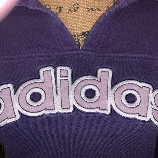 Womens vintage Adidas hoodie size XL - Image 3