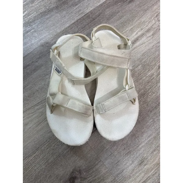 Teva‎ Midform Universal White Platform Sandals Womens 8 Strappy Hiking Beach - Image 4