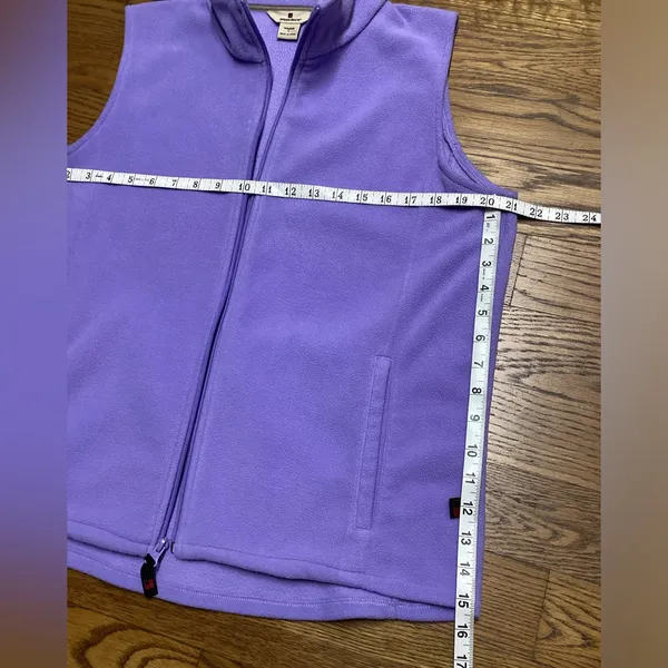 Woolrich Fleece Vest light purple Size Large. - Image 6