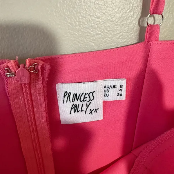 Princess Polly Novella Mini Dress in Pink Size Women’s 4 Small - Image 5