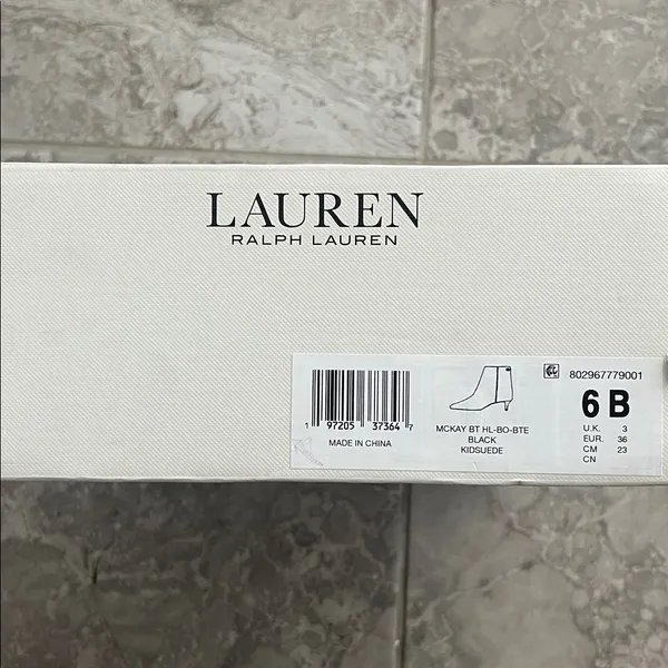 Lauren Ralph Lauren Women’s McKay Booties in Black, Size 6, Retail $195 - Image 10