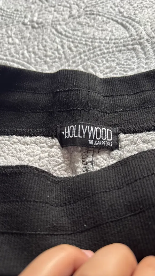 Dark gray fuzzy sweatpants Size M - Image 3