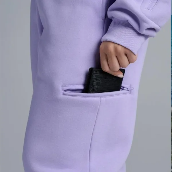 Comfrt Women's Purple Joggers-tracksuits - Image 3