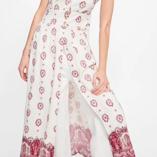 NWT ZARA Printed Embroidered Tunic Dress Bloggers Fav - Image 6