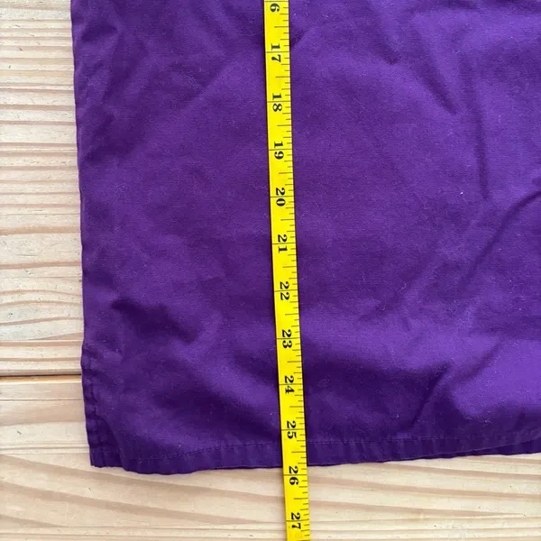 Dickies Scrub Top XS Purple V-Neck Chest Pocket Medical Uniform 83706 EGWZ - Image 7