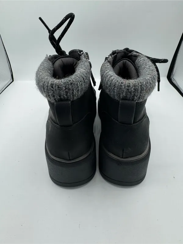 Dr. Scholl’s Nice max alp Black Ankle Lace-Up Platform Boots Womens size 10 fall - Image 2