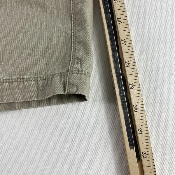 North Face Shorts Womens 10 Khaki Beige Outdoor Hiking Cotton Casual Pockets - Image 2