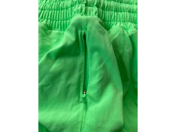 Lululemon Lime Green Running Shorts- Hotty Hot HR Short 4" - Image 6