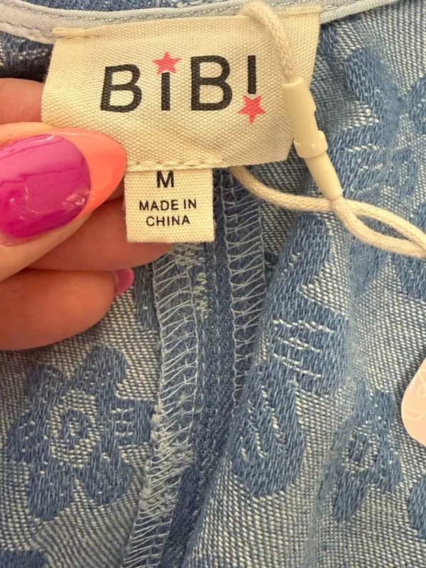 *NEW* BiBi Denim Dress with Suspenders - Image 7