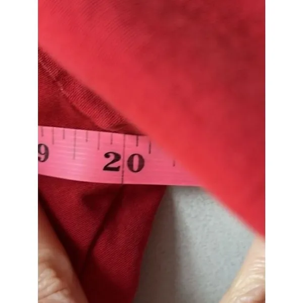 Brandy Melville John Galt Cotton Red Zip Up Jacket Hooded Windbreaker - Image 7