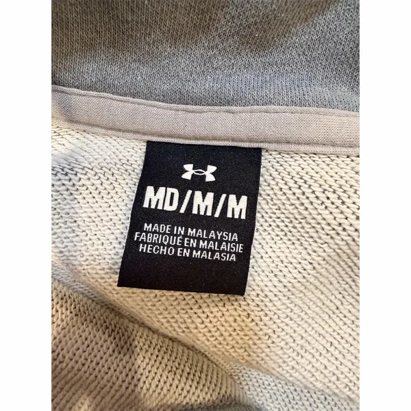 Mountain Hardwear Under Armour Sweatshirt Womens Size M Gray 1/4 Zip Pullover Mock Neck - Image 2