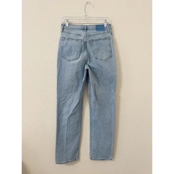 Abercrombie & Fitch The '90s Ultra High Rise Crossover Waist Straight Jeans 28 - Image 3
