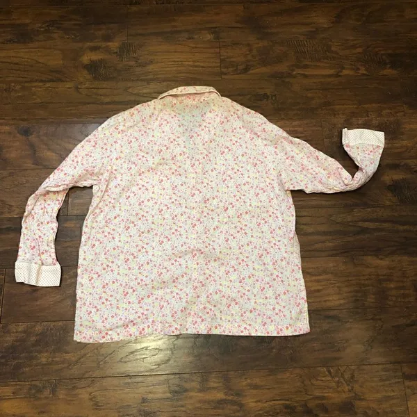 PINK - Victoria's Secret sleepwear pajamas top long sleeve size Large womens - Image 3