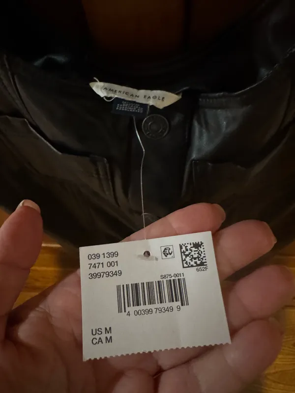 American Eagle Leather mini Dress - Image 2