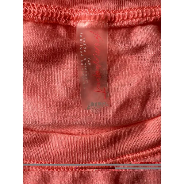 Free People Movement Tempo Ruched UV Protection Tee Orange Women's Size Small - Image 10