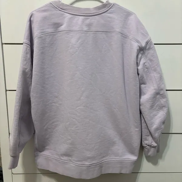 Lululemon Perfectly Oversized Crew Light Lavender - Image 3