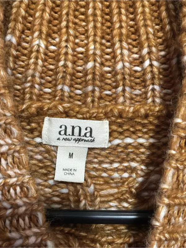 #61 NWT A.N.A Women’s Mock Neck Long Sleeve Sweater Size M - Image 5