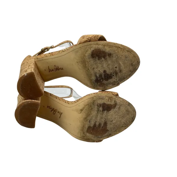 Sam Edelman Yaro Women's Ankle Strap Chunky Block Heel Open Toe Strappy Heels 7 - Image 4