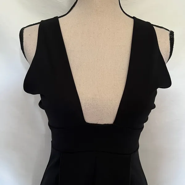 The Impeccable Pig Y2K Plunge Womens omper Sz S Strappy Resort Cross Back Club - Image 2